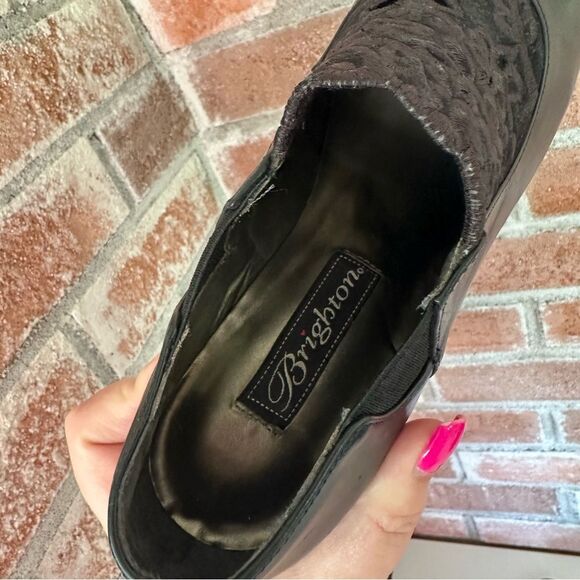 Brighton Rand Booties Heels Metal Witchy Vintage Women’s 6.5 Black Dark Academia - Picture 7 of 9